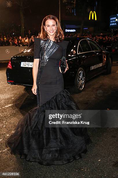 Nadeshda Brennicke arrives at the Bambi Awards 2014 on November 13, 2014 in Berlin, Germany.