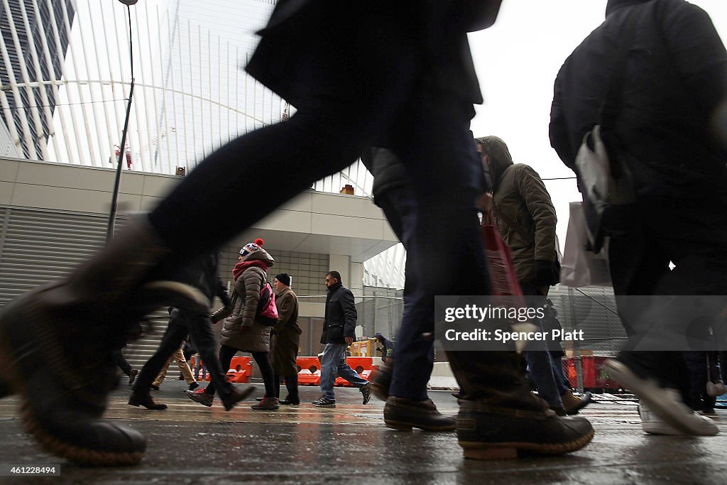 Winter Weather Brings Snow To New York City
