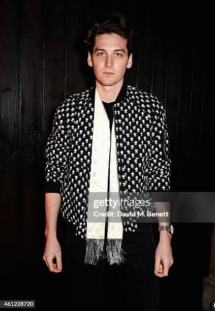 George Craig attends the Coach presentation at the London Collections: Men AW15 at The College on January 9, 2015 in London, England.