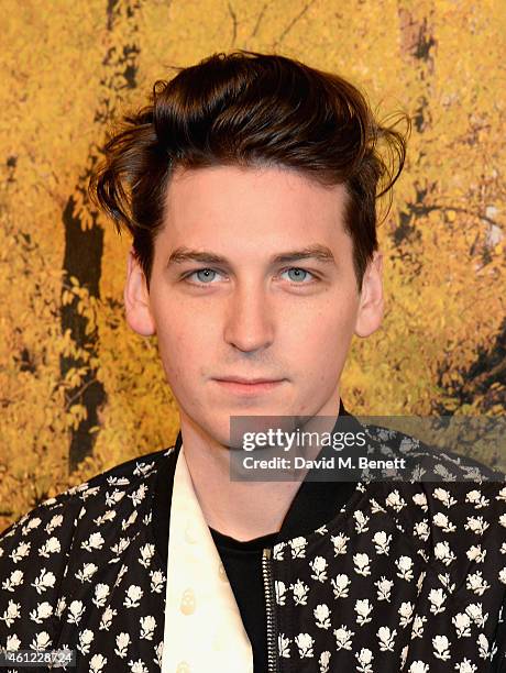 George Craig attends the Coach presentation at the London Collections: Men AW15 at The College on January 9, 2015 in London, England.