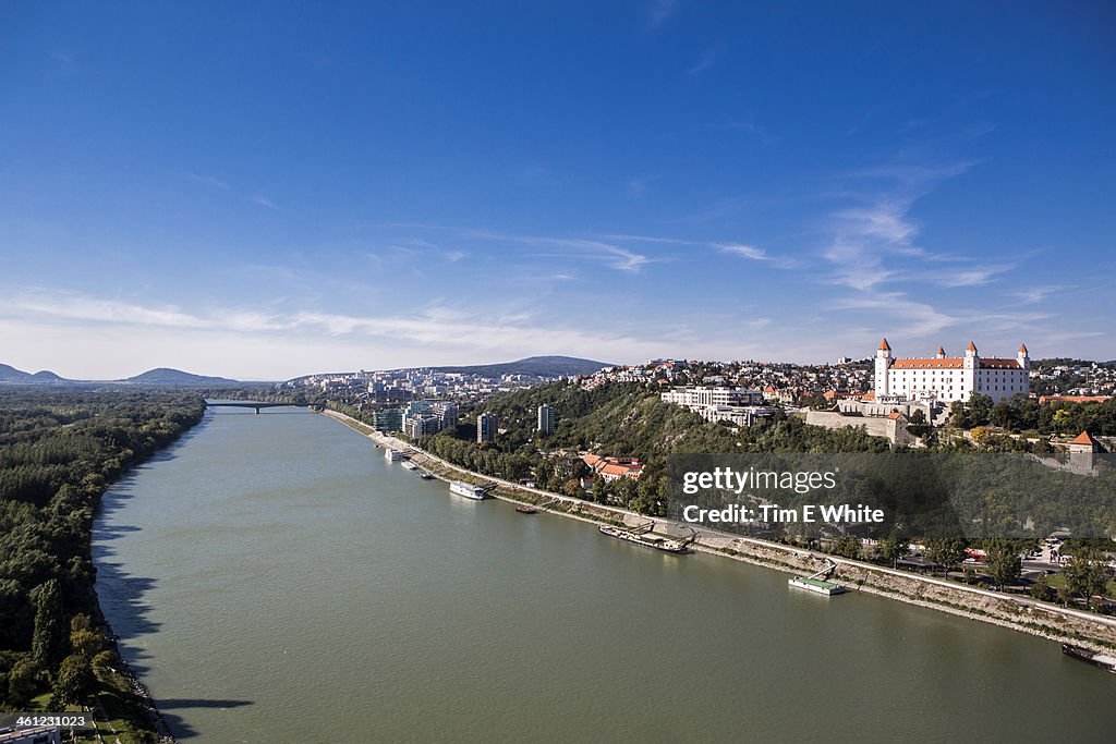 River Danube in Bratislava, Slovakia