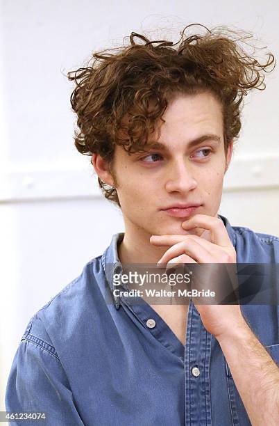 Ben Rosenfield attends the Meet-N-Greet for the MCC Theater production of 'The Nether' at the MTC Rehearsal Studios on January 9, 2015 in New York...