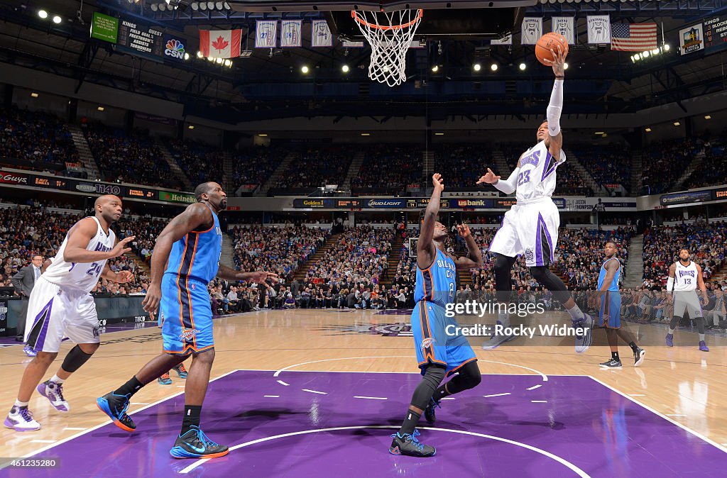 Oklahoma City Thunder v Sacramento Kings