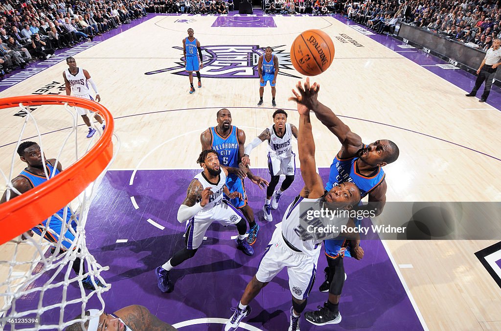 Oklahoma City Thunder v Sacramento Kings