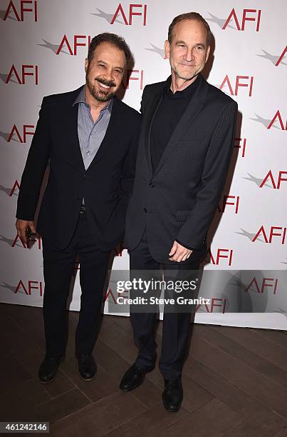 Producers Ed Zwick and Marshall Herskovitz attend the 15th Annual AFI Awards at Four Seasons Hotel Los Angeles at Beverly Hills on January 9, 2015 in...