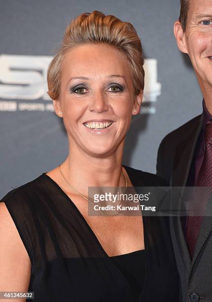 Allison Curbishley attends the BBC Sports Personality of the Year awards at The Hydro on December 14, 2014 in Glasgow, Scotland.