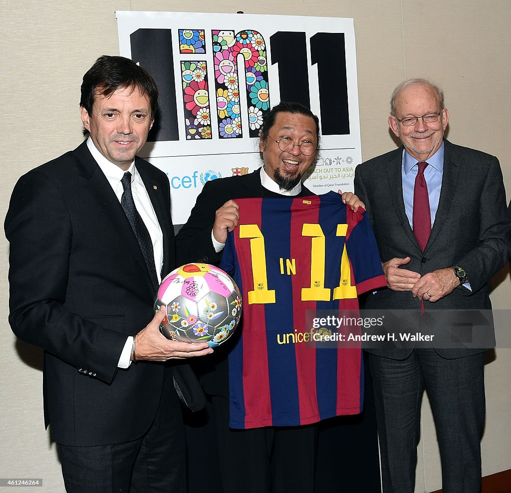 FC Barcelona, Reach Out To Asia And UNICEF Launch 1 In 11 Campaign