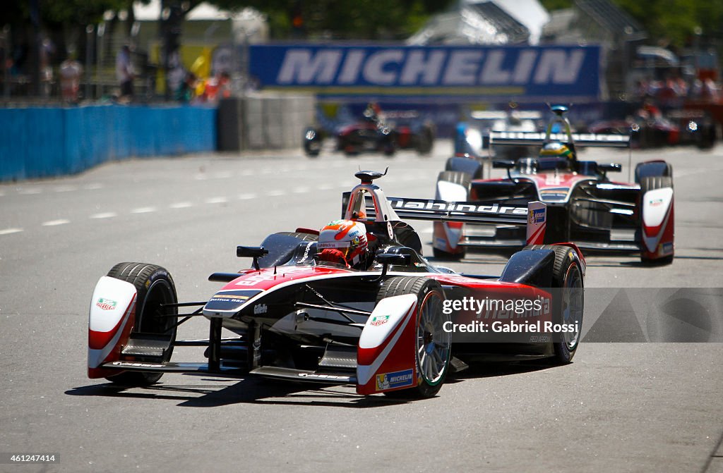 Formula E Championship In Buenos Aires - Cars Complete Shakedown