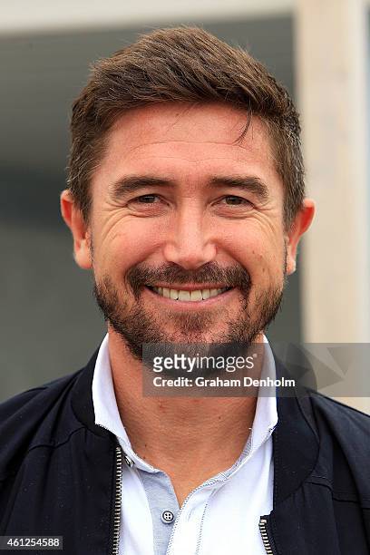 Harry Kewell attends the Portsea Polo event at Point Nepean Quarantine Station on January 10, 2015 in Melbourne, Australia.