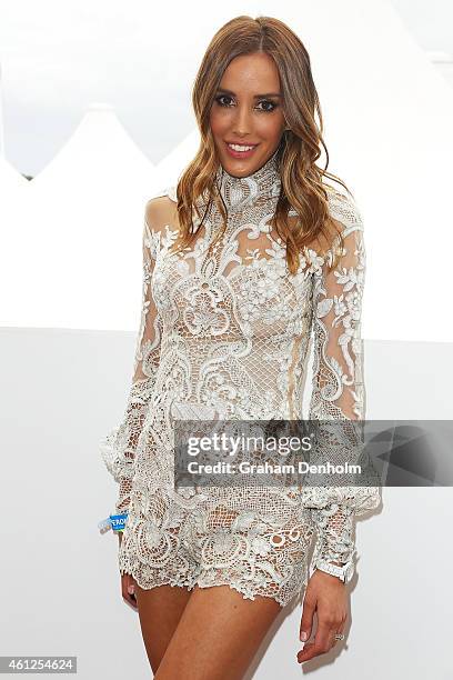 Rebecca Judd attends the Portsea Polo event at Point Nepean Quarantine Station on January 10, 2015 in Melbourne, Australia.