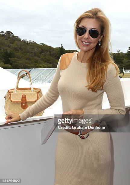 Catriona Rowntree attends the Portsea Polo event at Point Nepean Quarantine Station on January 10, 2015 in Melbourne, Australia.
