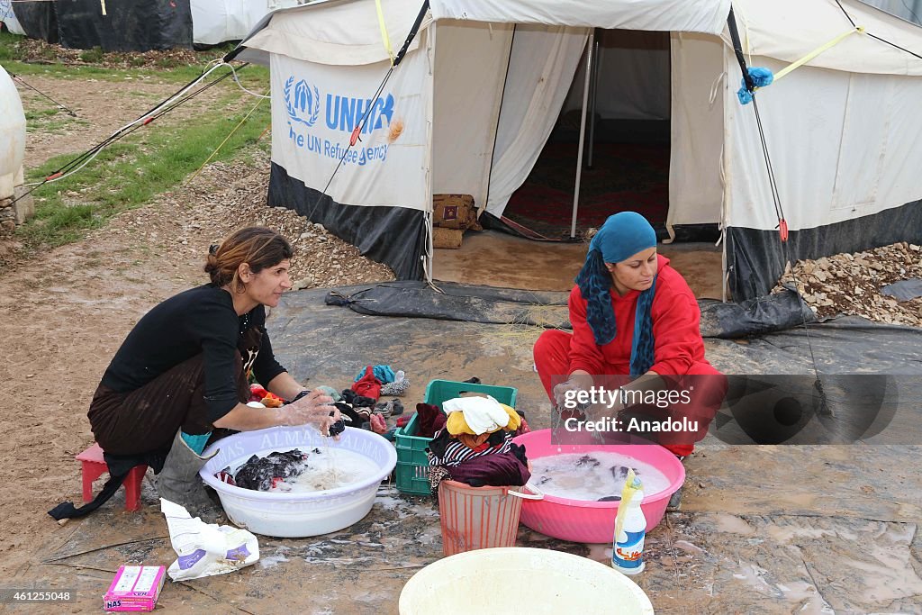 Iraqi refugees at Arbat refugee camp in Sulaymaniyah, Iraq