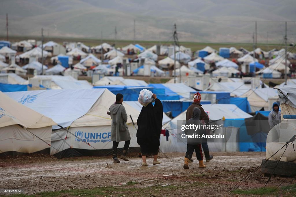 Iraqi refugees at Arbat refugee camp in Sulaymaniyah, Iraq