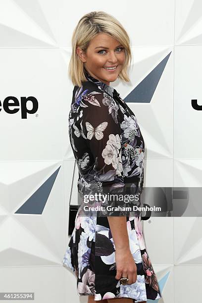 Emma Clapham attends the Portsea Polo event at Point Nepean Quarantine Station on January 10, 2015 in Melbourne, Australia.