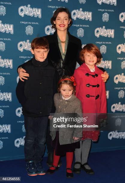 Camilla Rutherford attends the VIP night for Cirque Du Soleil: Quidam at Royal Albert Hall on January 7, 2014 in London, England.