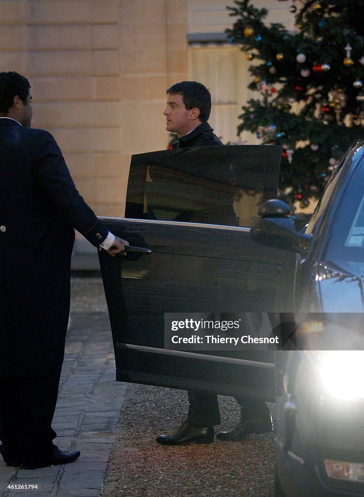 Reaction At Elysee Palace The Day After Two Terrorist Sieges Are Brought To A Close