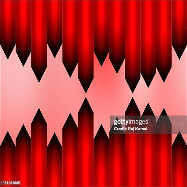 pointed vertical shapes creative abstract design. - sharp stock illustrations