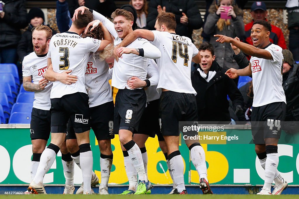 Ipswich Town v Derby County - Sky Bet Championship