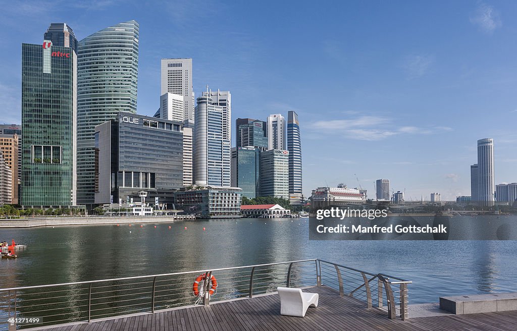 Skyline from Marina Bay