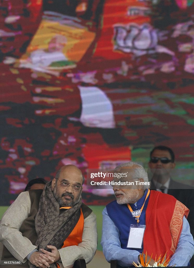 Prime Minister Narendra Modi Addresses Abhinandan Rally In Delhi