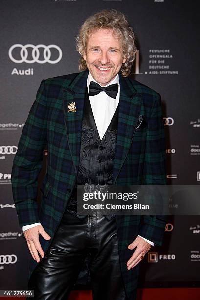 Thomas Gottschalk attends the 21st Aids Gala at Deutsche Oper Berlin on January 10, 2015 in Berlin, Germany.