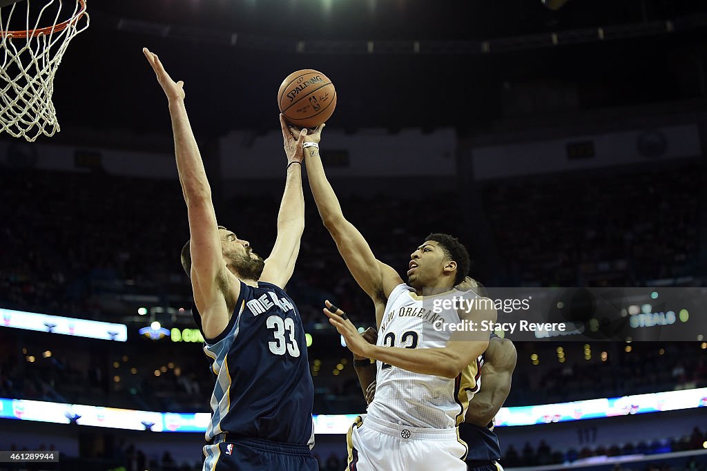 Memphis Grizzlies v New Orleans Pelicans