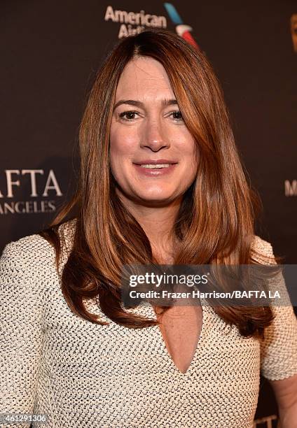 Writer Gillian Flynn attends the BAFTA Los Angeles Tea Party at The Four Seasons Hotel Los Angeles At Beverly Hills on January 10, 2015 in Beverly...