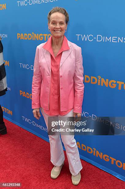 Actress Angel Tompkins arrives on the red carpet for the premiere of TWC-Dimension's "Paddington" at TCL Chinese Theatre IMAX on January 10, 2015 in...