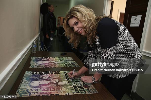 Alison Krauss attends The Life & Songs of Emmylou Harris: An All Star Concert Celebration at DAR Constitution Hall on January 10, 2015 in Washington,...