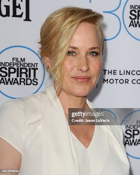 Actress Patricia Arquette attends the 2015 Film Independent filmmaker grant and Spirit Awards nominees brunch at BOA Steakhouse on January 10, 2015...