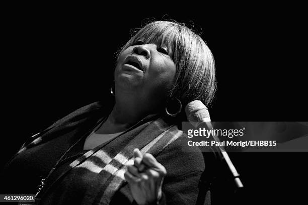 Mavis Staples rehearses for The Life & Songs of Emmylou Harris: An All Star Concert Celebration at DAR Constitution Hall on January 10, 2015 in...