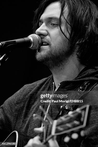 Conor Oberst rehearses onstage for The Life & Songs of Emmylou Harris: An All Star Concert Celebration at DAR Constitution Hall on January 10, 2015...