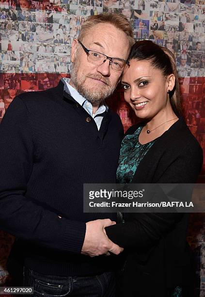 Actor Jared Harris and Allegra Riggio attend the BAFTA Los Angeles Tea Party at The Four Seasons Hotel Los Angeles At Beverly Hills on January 10,...