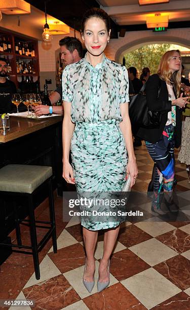 Actress Michelle Monaghan attends Lynn Hirschberg Celebrates W's It Girls with Piaget and Dom Perignon at A.O.C on January 10, 2015 in Los Angeles,...