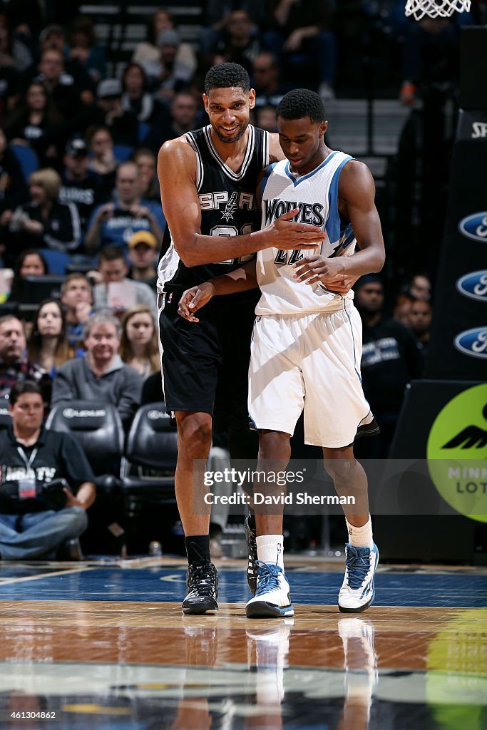 San Antonoio Spurs v Minnesota Timberwolves