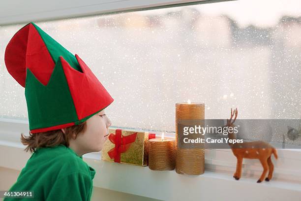 xmas - elf hat stock pictures, royalty-free photos & images