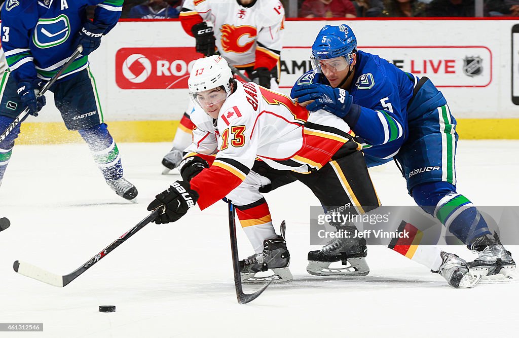 Calgary Flames v Vancouver Canucks