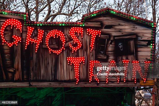 239 Ghost Train Ride Stock Photos, High-Res Pictures, and Images ...