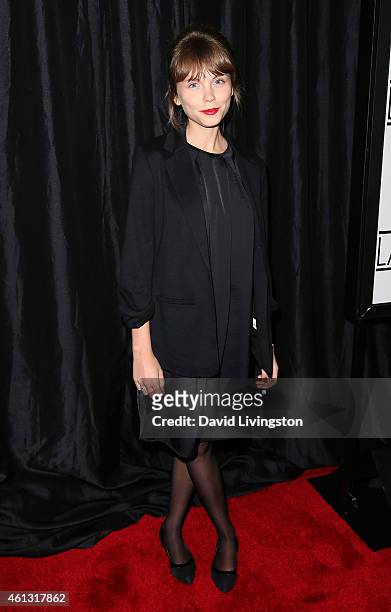 Actress Agata Trzebuchowska attends the 40th Annual Los Angeles Film Critics Association Awards at the Intercontinental Century City on January 10,...