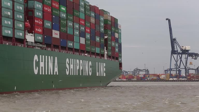 Cscl Container 56 The Worlds Largest Ship Stock Videos, Footage, & 4K Video Clips ...