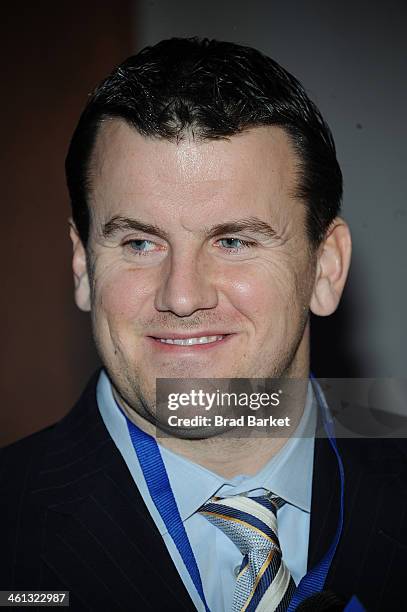 New York Giants Christopher Snee attends the 2014 MDA Muscle Team gala and benefit auction at Pier 60 on January 7, 2014 in New York City.