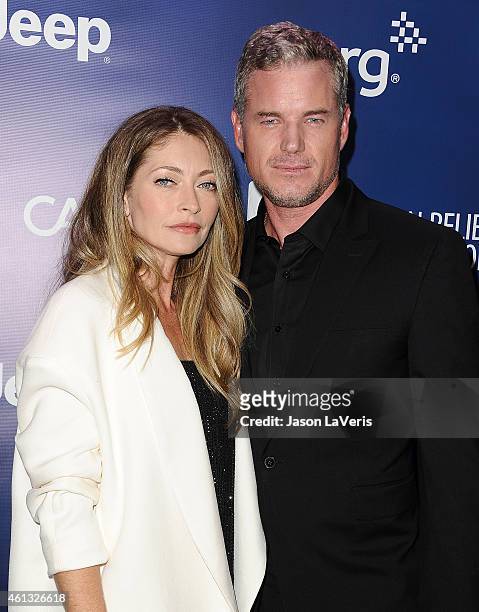 Actress Rebecca Gayheart and actor Eric Dane attend the "Help Haiti Home" gala at Montage Hotel on January 10, 2015 in Los Angeles, California.