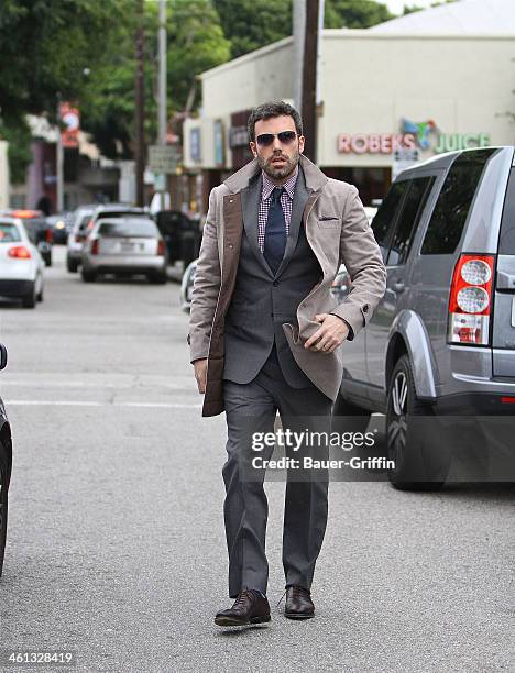 Ben Affleck is seen in Pacific Palisades on December 22, 2012 in Los Angeles, California.