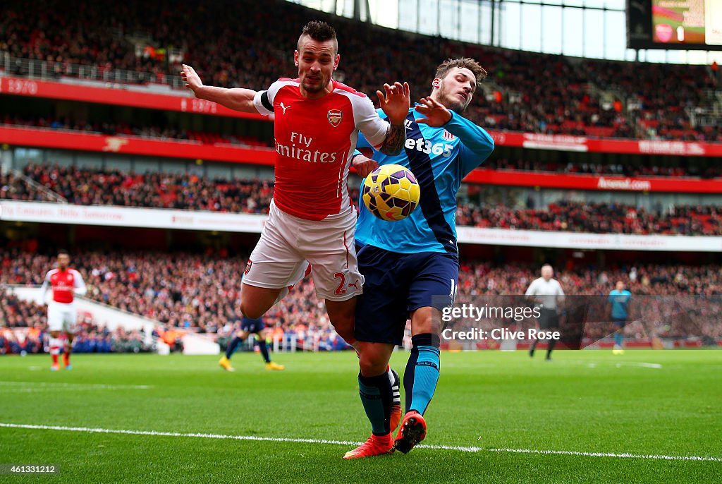 Arsenal v Stoke City - Premier League