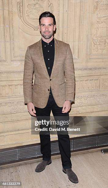 Gethin Jones attends the VIP night for Cirque Du Soleil: Quidam at Royal Albert Hall on January 7, 2014 in London, England.