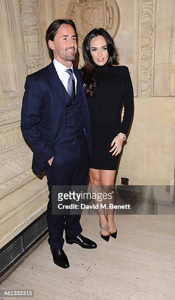 Jay Rutland and Tamara Ecclestone attends the VIP night for Cirque Du Soleil: Quidam at Royal Albert Hall on January 7, 2014 in London, England.