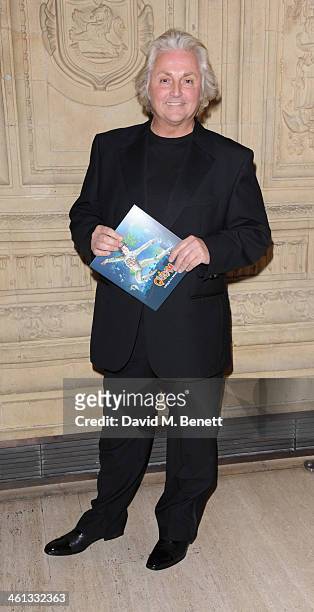 David Emanuel attends the VIP night for Cirque Du Soleil: Quidam at Royal Albert Hall on January 7, 2014 in London, England.