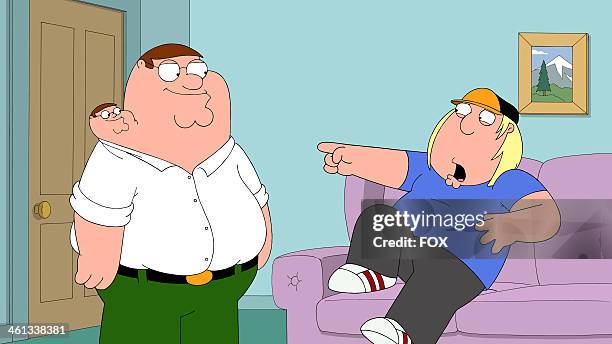 Peter discovers that he has a vestigial twin growing out of his neck, whom he names Chip, in the "Vestigial Peter" episode of FAMILY GUY airing...