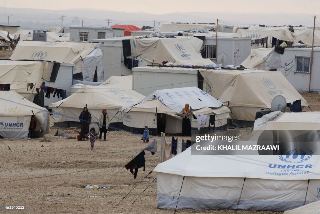 JORDAN-SYRIA-CONFLICT-REFUGEES-WEATHER