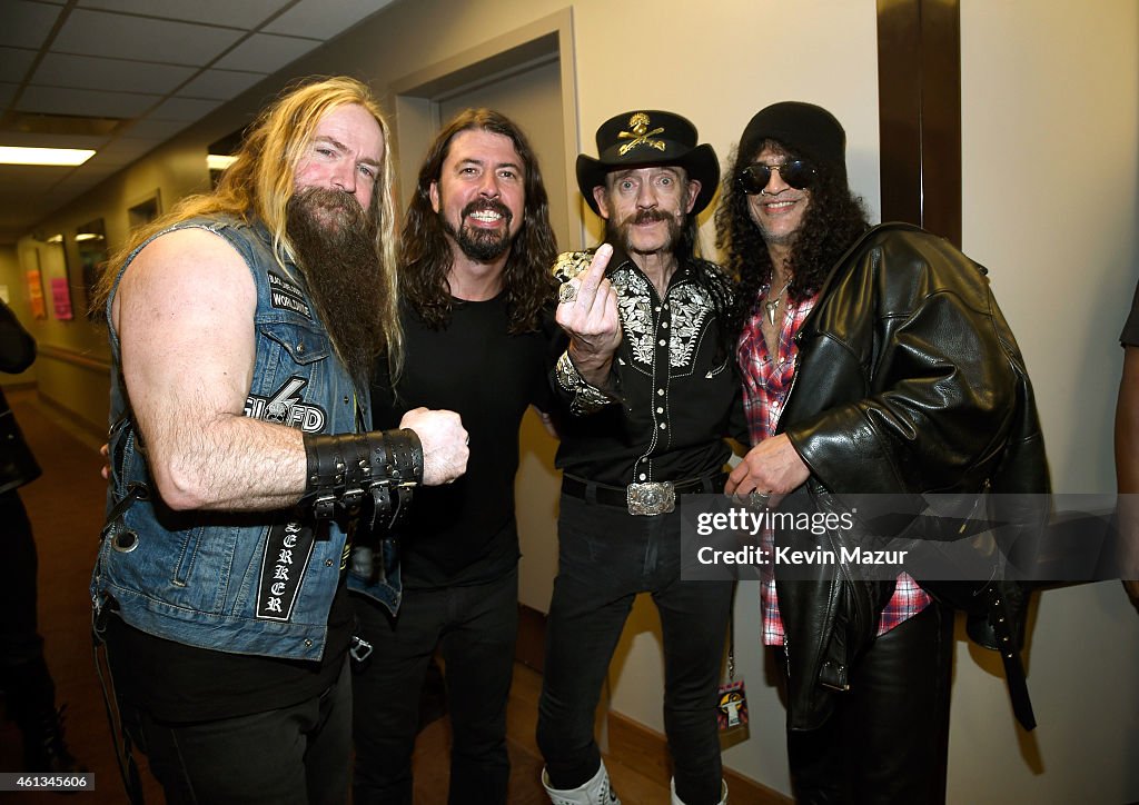 Dave Grohl's Birthday Bash at The Forum - Backstage